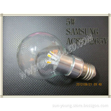 360degree A60 5W E27 SAMSUNG LED Globe Bulbs 2700-6500K 3 Years warranty, CE&Rohs